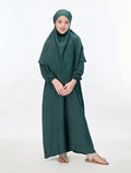 Elegant Forest Green Maxi Abaya