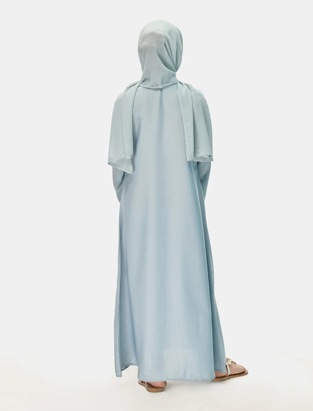 Ice Blue Serenity Kids Abaya