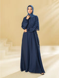 Classic Navy Blue Abaya