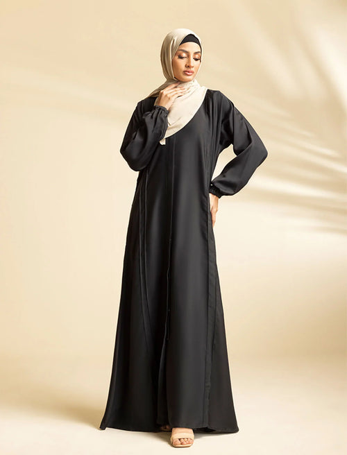 Classic Black Modest Elegance Abaya
