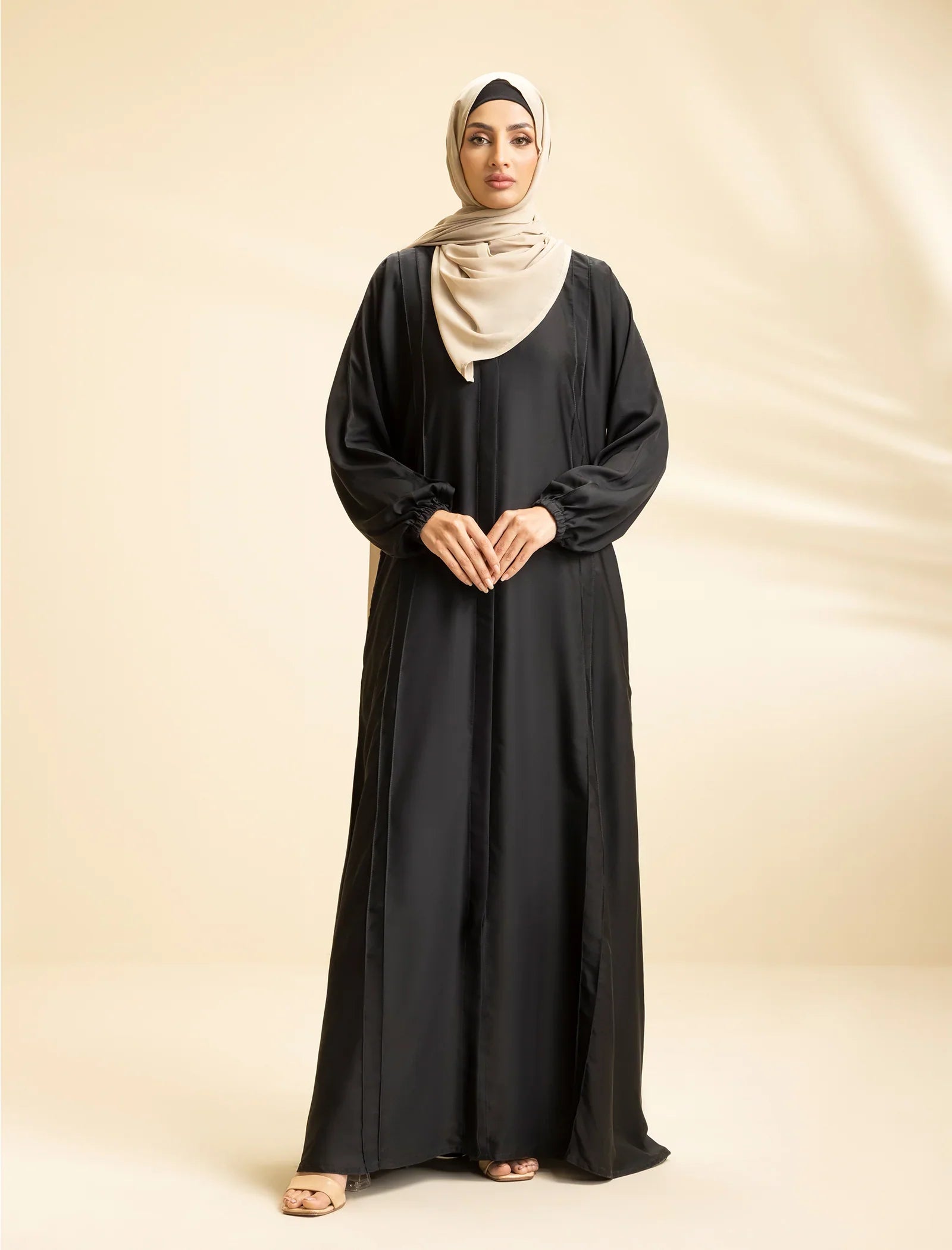 Classic Black Modest Elegance Abaya