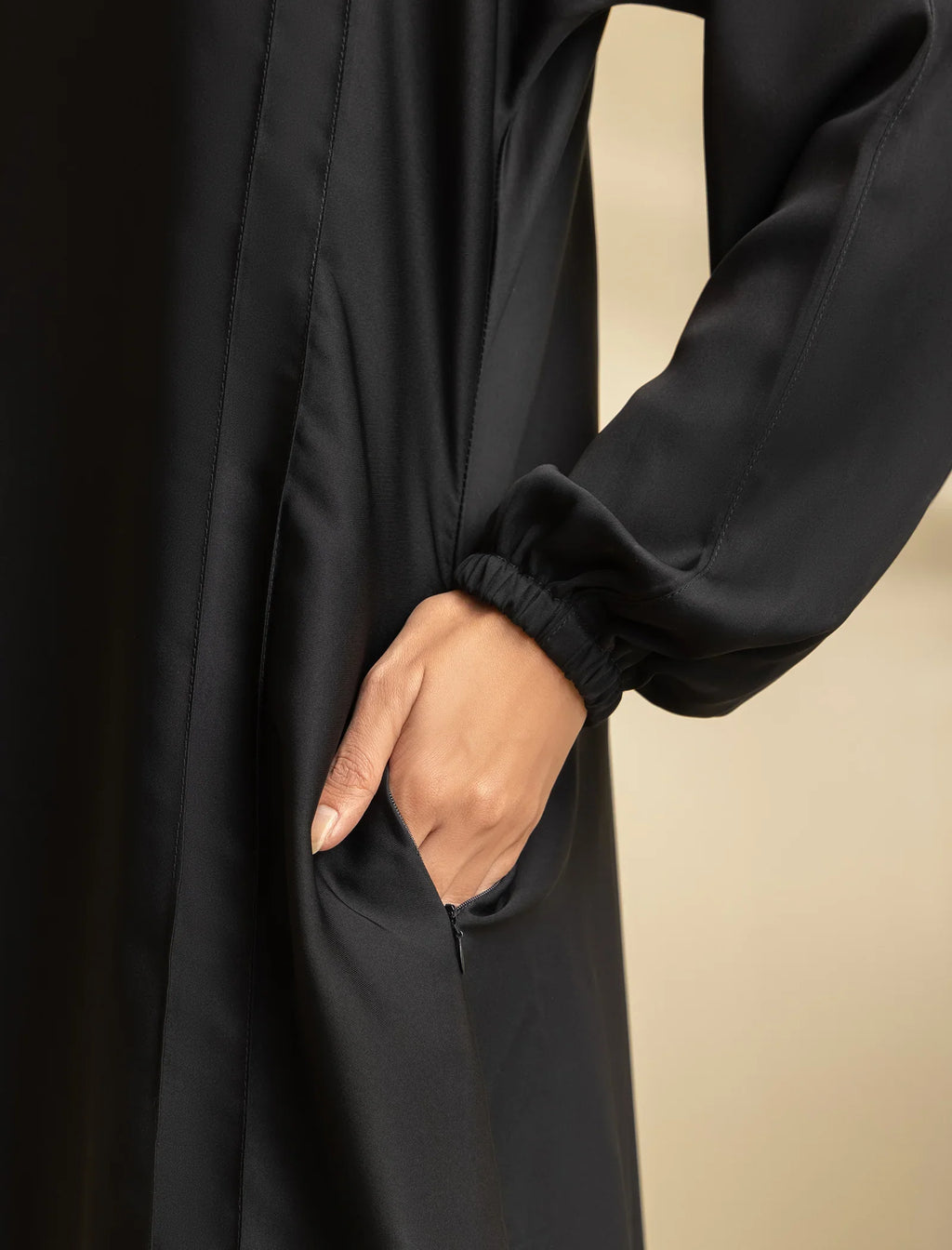 Classic Black Modest Elegance Abaya