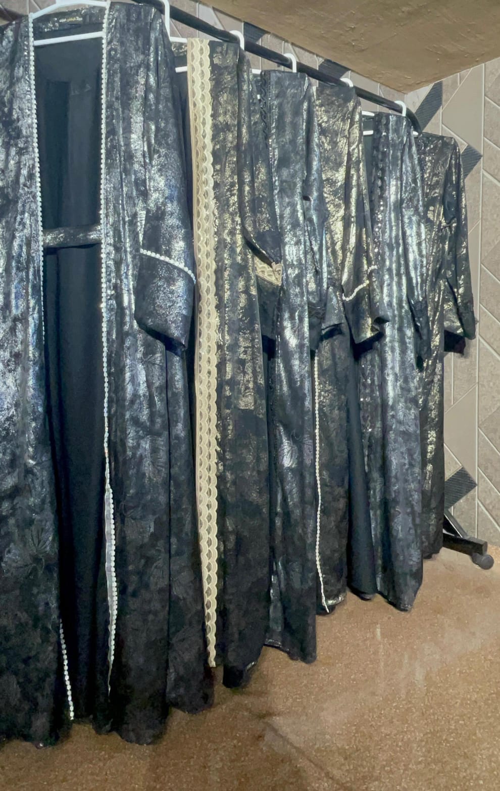Midnight Luxe Open Abaya