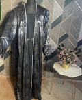 Midnight Luxe Open Abaya