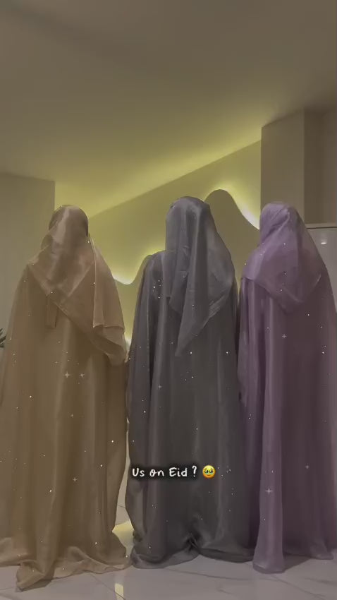 Luxury Pinterest Wedding Abaya set